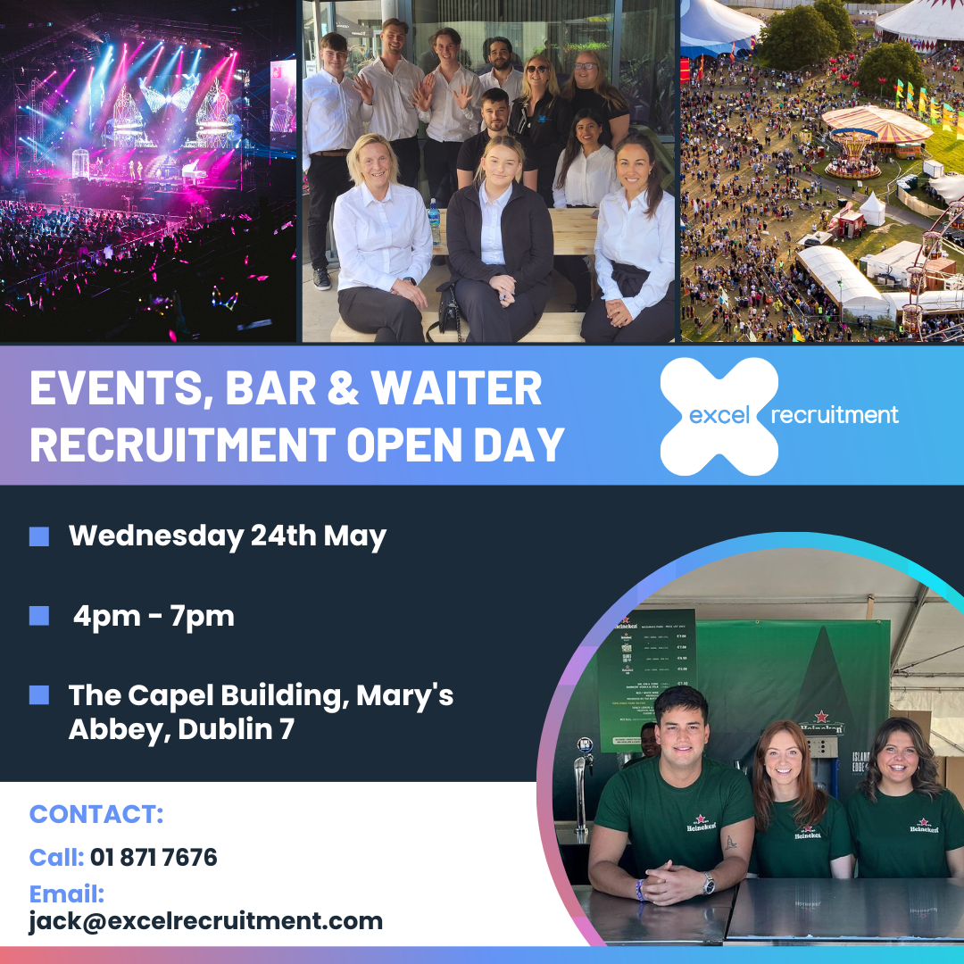 Excel Recruitment Open Day, 24th May
