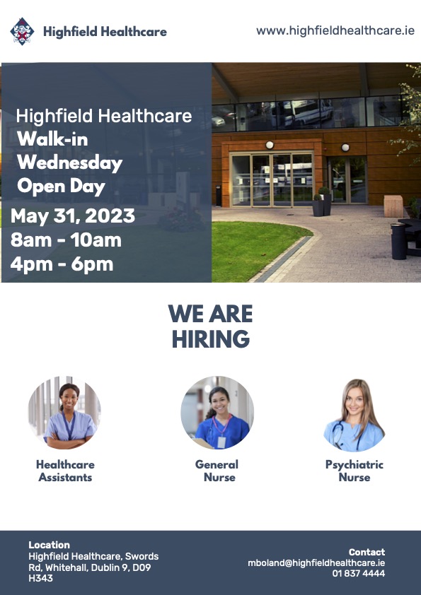 Highfield Jobs recruitment Day 31st May