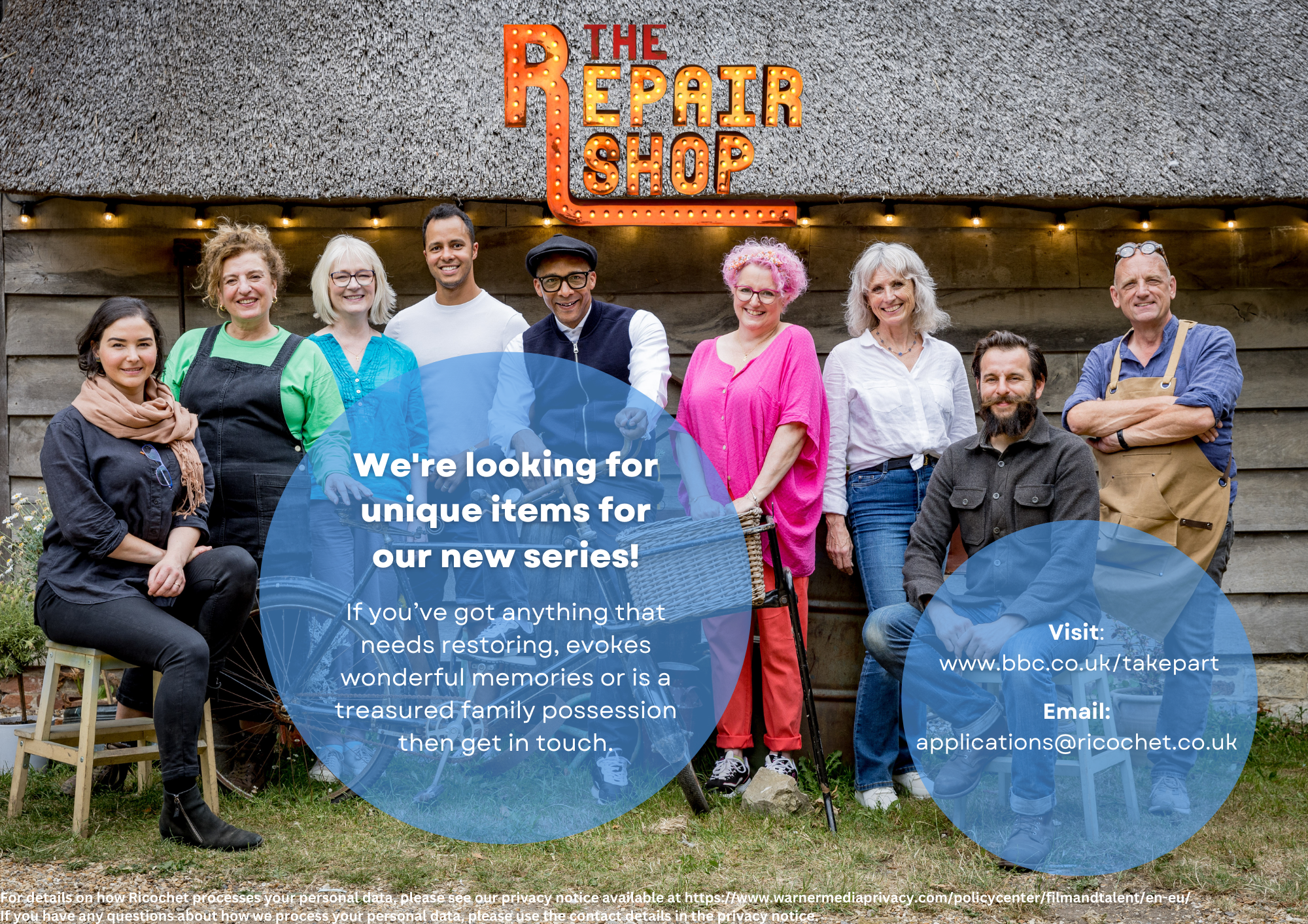 BBC Show the repair shop are looking for participants