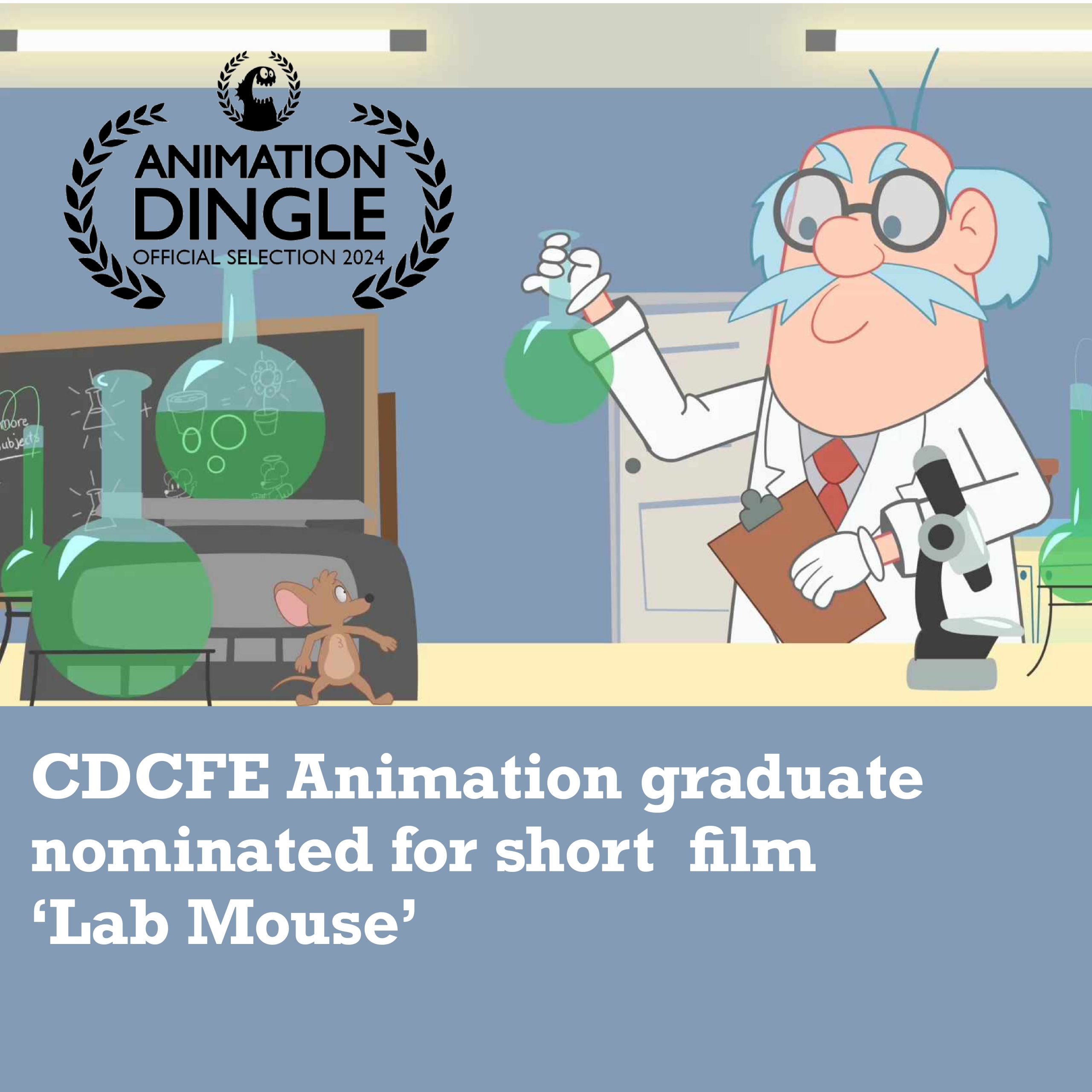CDCFE Animation Student nominated in Animation Dingle