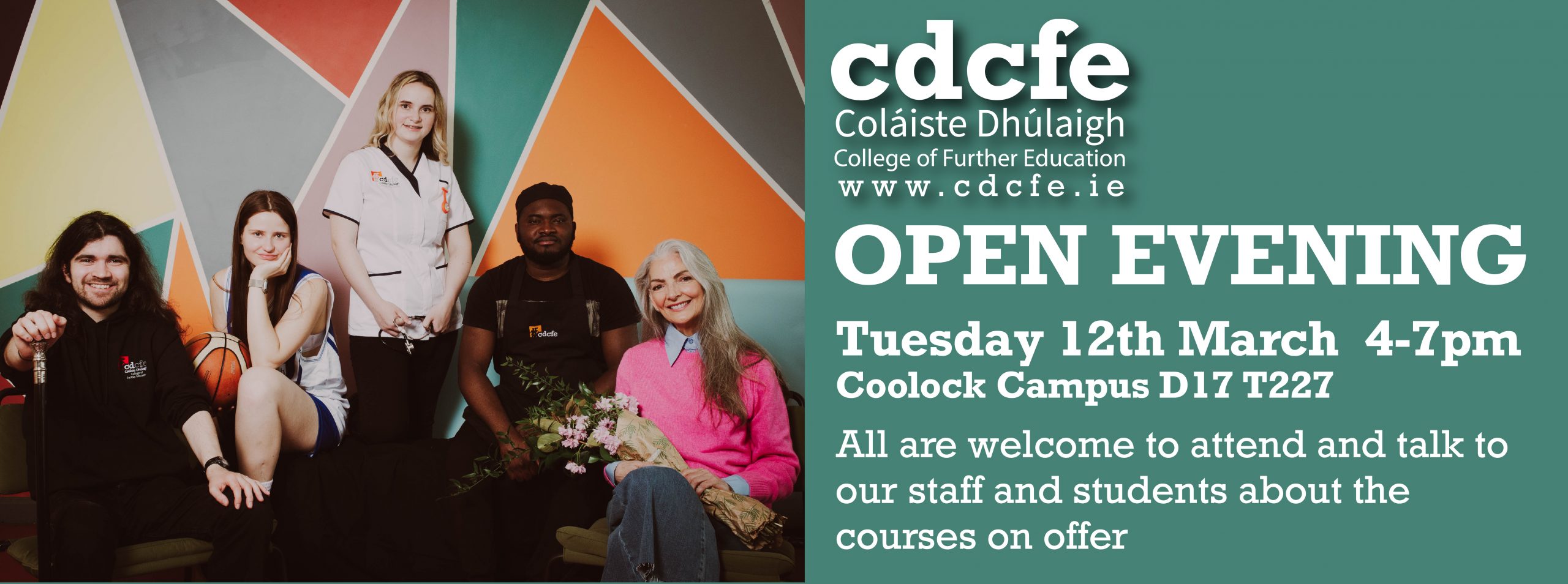 CDCFE Open Evening 12th March
