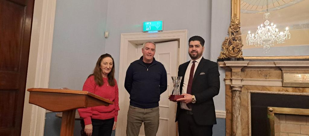 Sayed Farid, prizewinner in the SCC public speaking competition