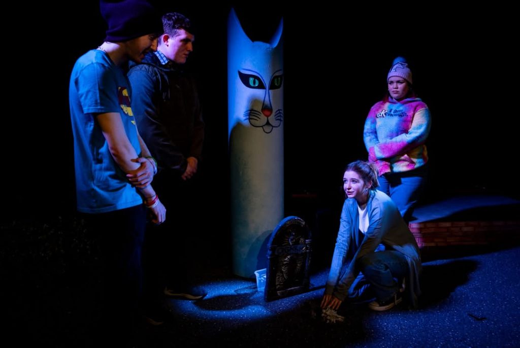 Image of End of year ensemble play 'Katzenmusik' Sean O'Casey Eastwall April 2024