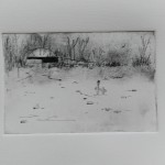 Drypoint print by David Firtzgerald