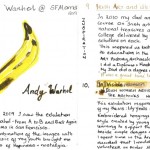 Deborah Maguire Art Appreciation notebook