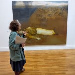 Photo 4 of visit to RHA Bog Skin exhibition