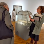 Photo 9 of visit to RHA Bog Skin exhibition