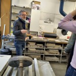 Photo of visit to Blackchurch Print Studio