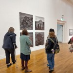 Photo of visit to RHA Bog Skin exhibition