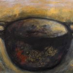 Acrylic and Oil, Old Pot, Mary madigan