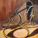 Oil On Paper Jump Leads Catherine
