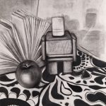 Still Life Charcoal study Drawing Kinga